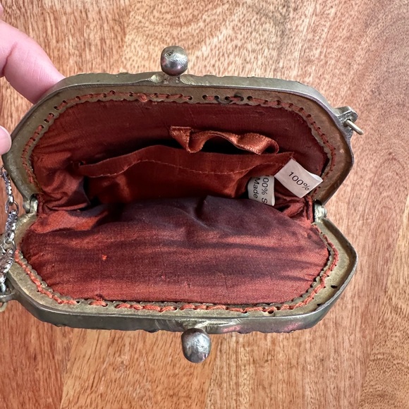 Vintage style beaded evening purse - Picture 2 of 3